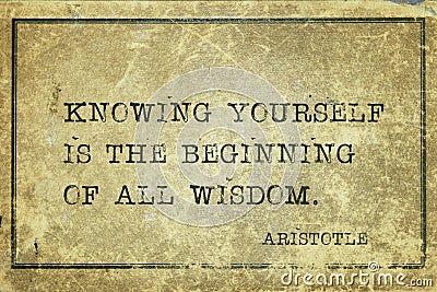 All wisdom Aristotle Stock Photo