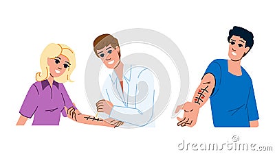 allergen allergy testing vector Vector Illustration