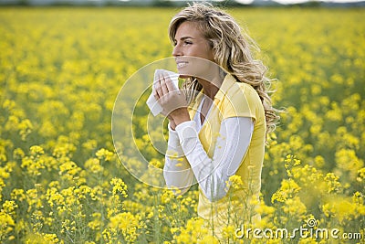 Allergy Season Stock Photo