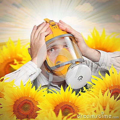 The Allergy. Stock Photo