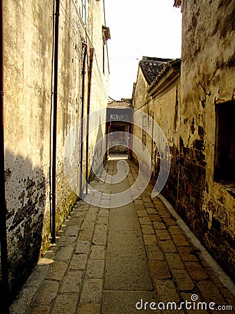 Alley Stock Photo