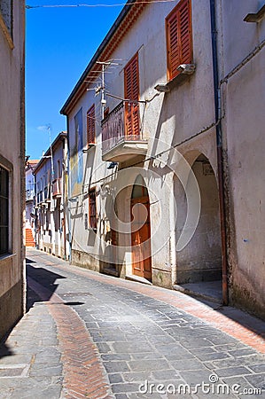 Alleyway. Satriano di Lucania. Italy. Stock Photo