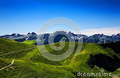 AllgÃ¤u Alps, Oberstdorf, Germany Stock Photo