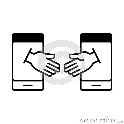 Alliance Glyph Style vector icon which can easily modify or edit Vector Illustration