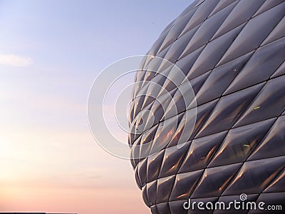 Allianz Arena Sunset Editorial Stock Photo