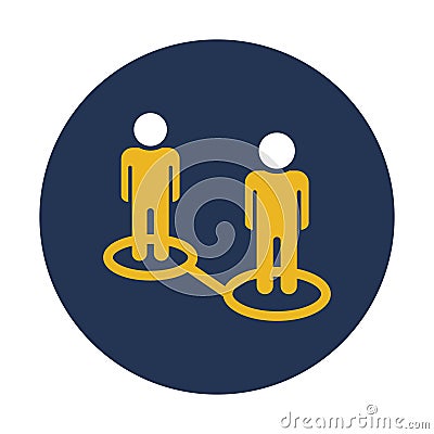 Allied, corporate Vector Icon which can easily modify or edit Stock Photo