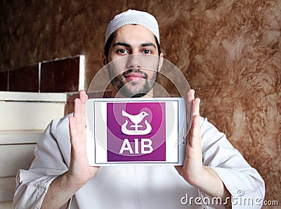 Allied Irish Banks, AIB logo Editorial Stock Photo