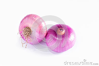 Allium cepa L. Red Onion Stock Photo