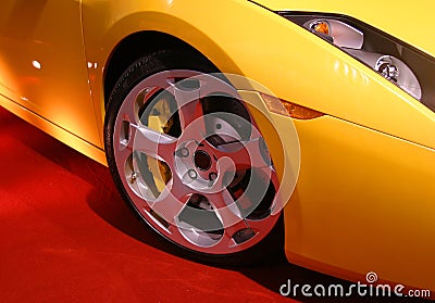 Alloy Wheel Stock Photo