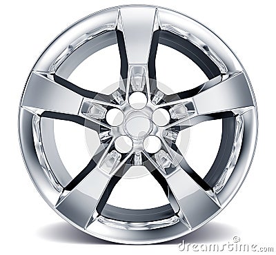 Alloy Wheel Rim Stock Photo