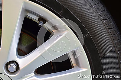 Alloy Wheels Stock Photo