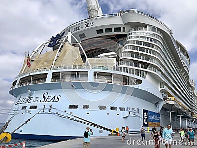 Allure of the Seas Editorial Stock Photo