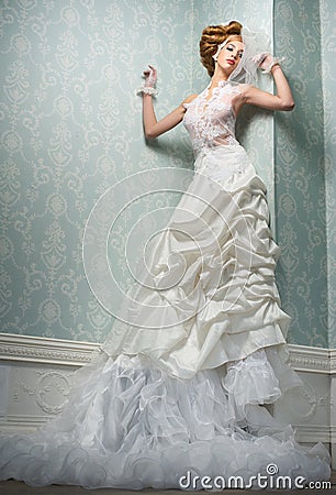 Alluring Bride Stock Photo