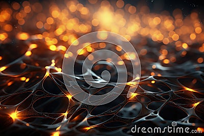 Alluring visual symphony unfolds in abstract composition, showcasing intricate pattern texture dance. Dynamic shapes Stock Photo