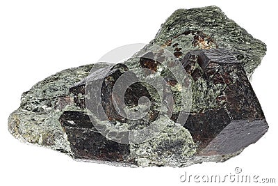 Almandine garnet Stock Photo