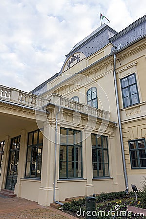 Almasy palace in Gyula Stock Photo