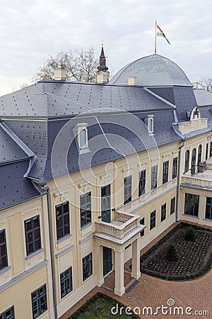 Almasy palace in Gyula Stock Photo