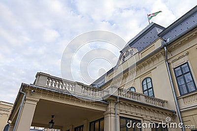 Almasy palace in Gyula Stock Photo