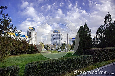 Almaty city. Editorial Stock Photo