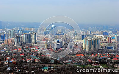 Almaty city. Stock Photo