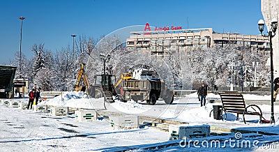 Almaty city. Editorial Stock Photo