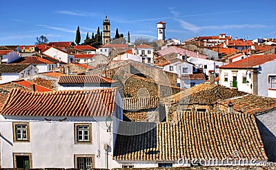 Almeida historical village Stock Photo