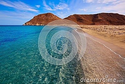 Almeria Cabo de Gata Playazo Rodalquilar beach Stock Photo