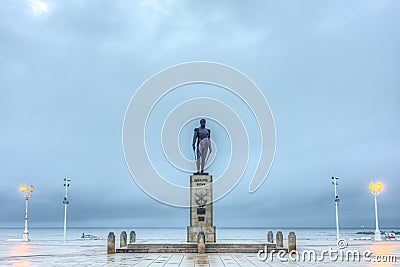 Almirante Brown Square in Mar del Plata, Argentina Stock Photo