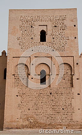 the almohad mosque in high Atlas Mountains Morocco Stock Photo