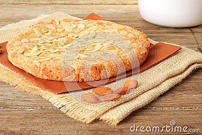 Almond cake Stock Photo