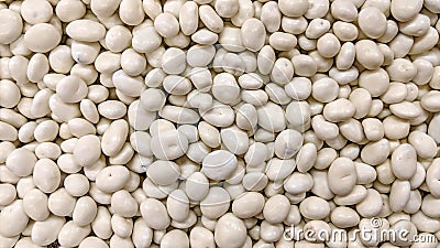 peanuts coated with yogourt in loose Stock Photo