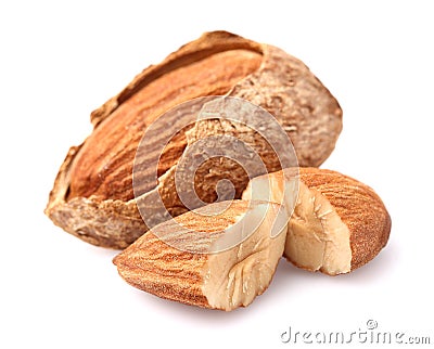 Almonds kernel Stock Photo