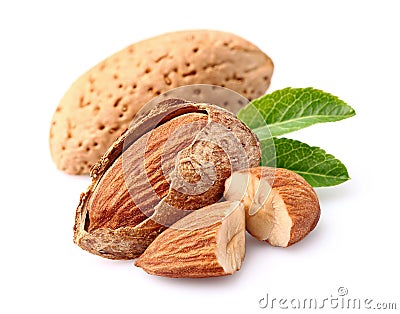 Almonds kernel Stock Photo