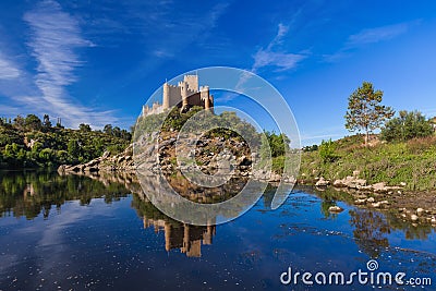 Almourol castle - Portugal Stock Photo