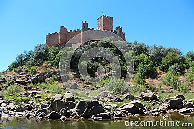 Almourol Castle Stock Photo