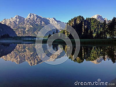 Almsee near Gruenau Stock Photo