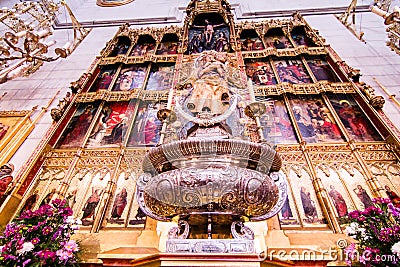 Almudena cathedral madrid Editorial Stock Photo