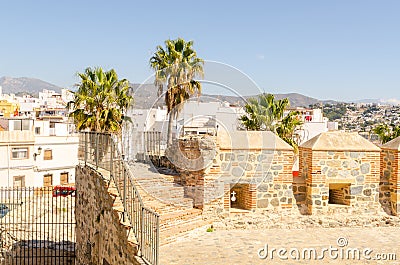 ALMUNECAR, SPAIN - 02 MARCH 2022 Castillo de San Miguel, a castle located in Almunecar, in the province of Granada, Spain. The Editorial Stock Photo