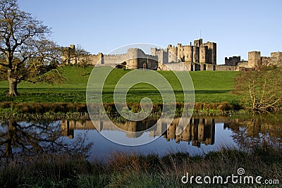 Alnwick castle Stock Photo