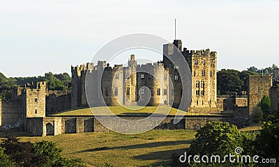 Alnwick Castle Stock Photo