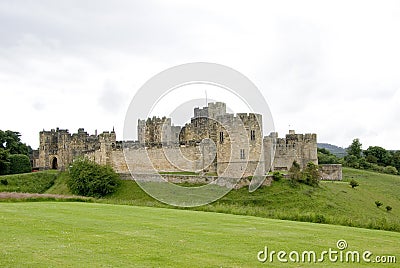 Alnwick Castle Stock Photo