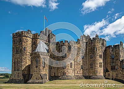 Alnwick Castle Northumberland England Editorial Stock Photo
