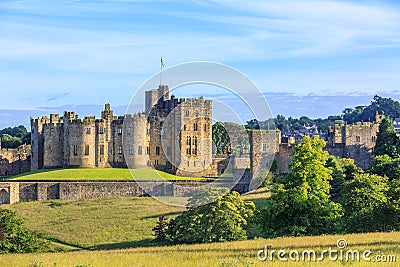 Alnwick Castle, England Stock Photo