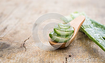 Aloe spa treatment Stock Photo