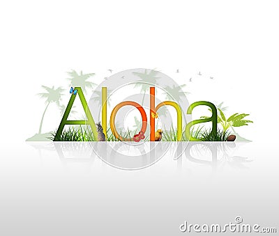 Aloha - Hawaii Stock Photo