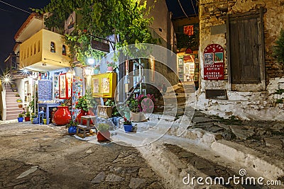 Alonissos island. Editorial Stock Photo