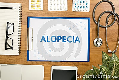 ALOPECIA Stock Photo