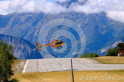 Alpe de Huez Airshow Editorial Stock Photo