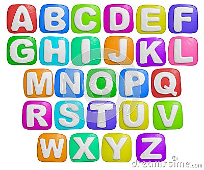 Alphabet Stock Photo