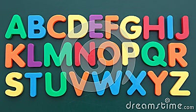 Alphabet Stock Photo